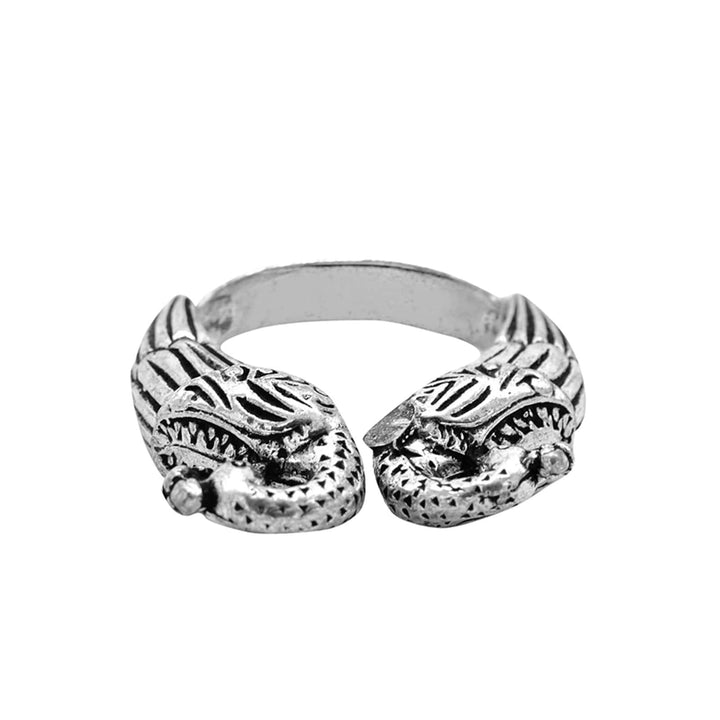 Viti Peacock Silver Oxidized Ring - Teejh
