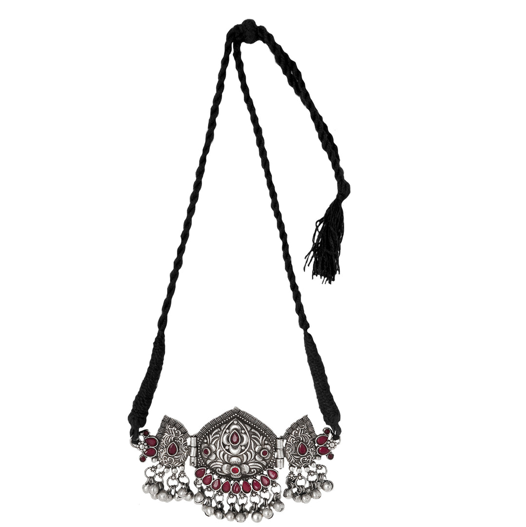 Teejh Vriti Silver Oxidised Jewelry Gift Set