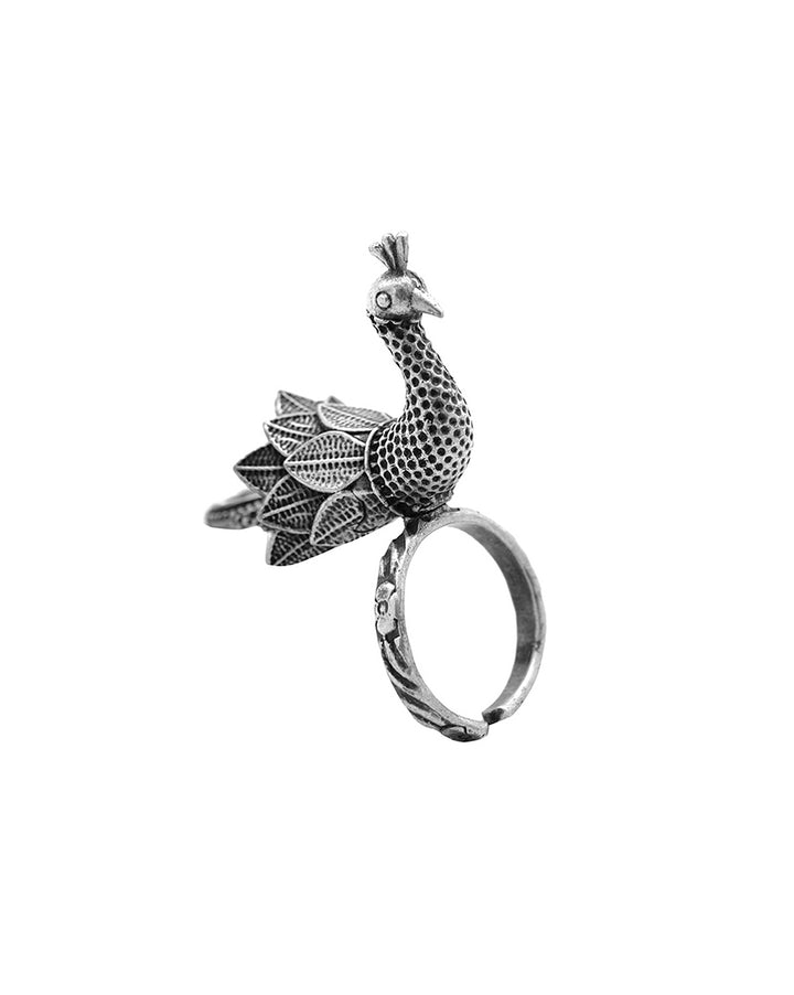 Teejh Margal Silver Oxidised Jewelry Gift Set