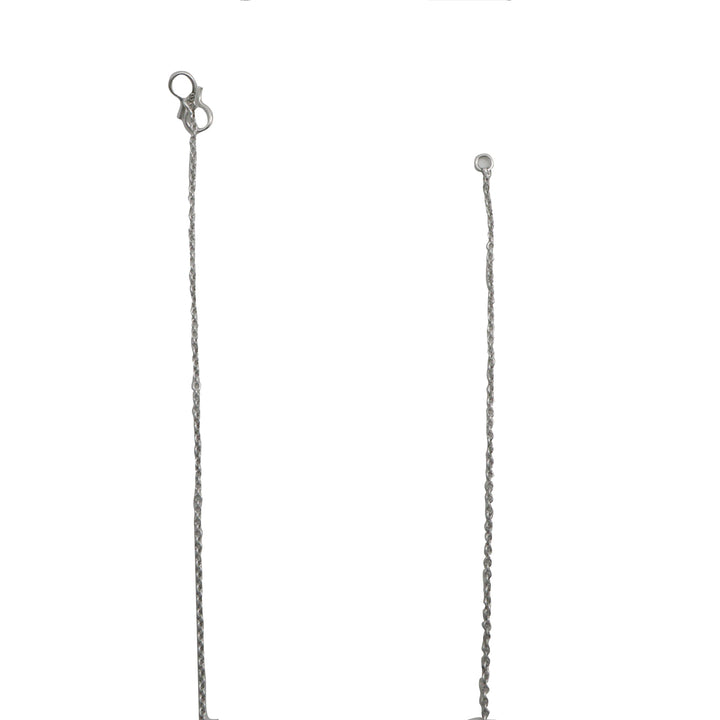 Teejh Glare Polki Silver Oxidized Pearl Choker Necklace