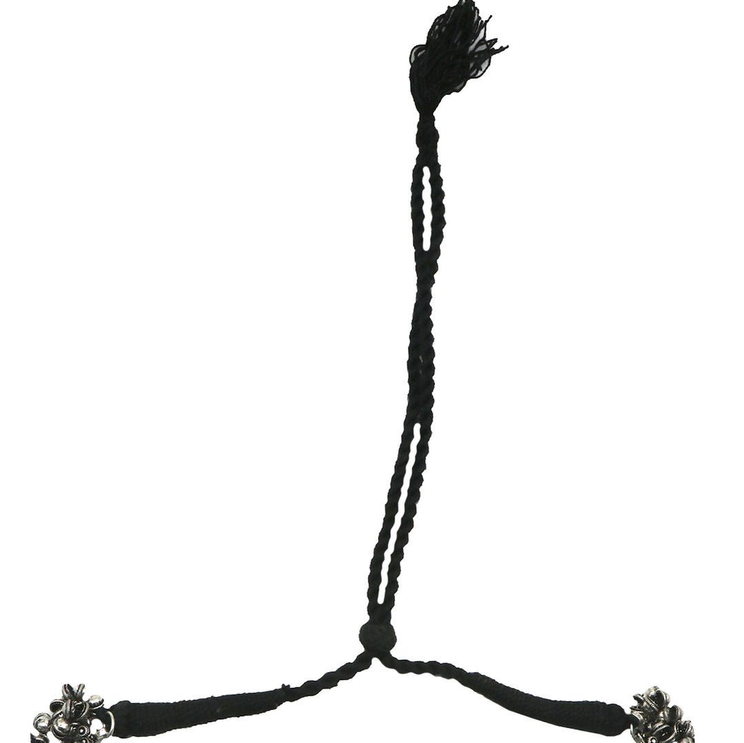 Teejh Reethika Oxidized Ghungroo Long Necklace