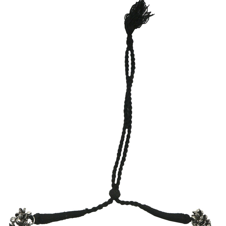 Teejh Reethika Oxidized Ghungroo Long Necklace