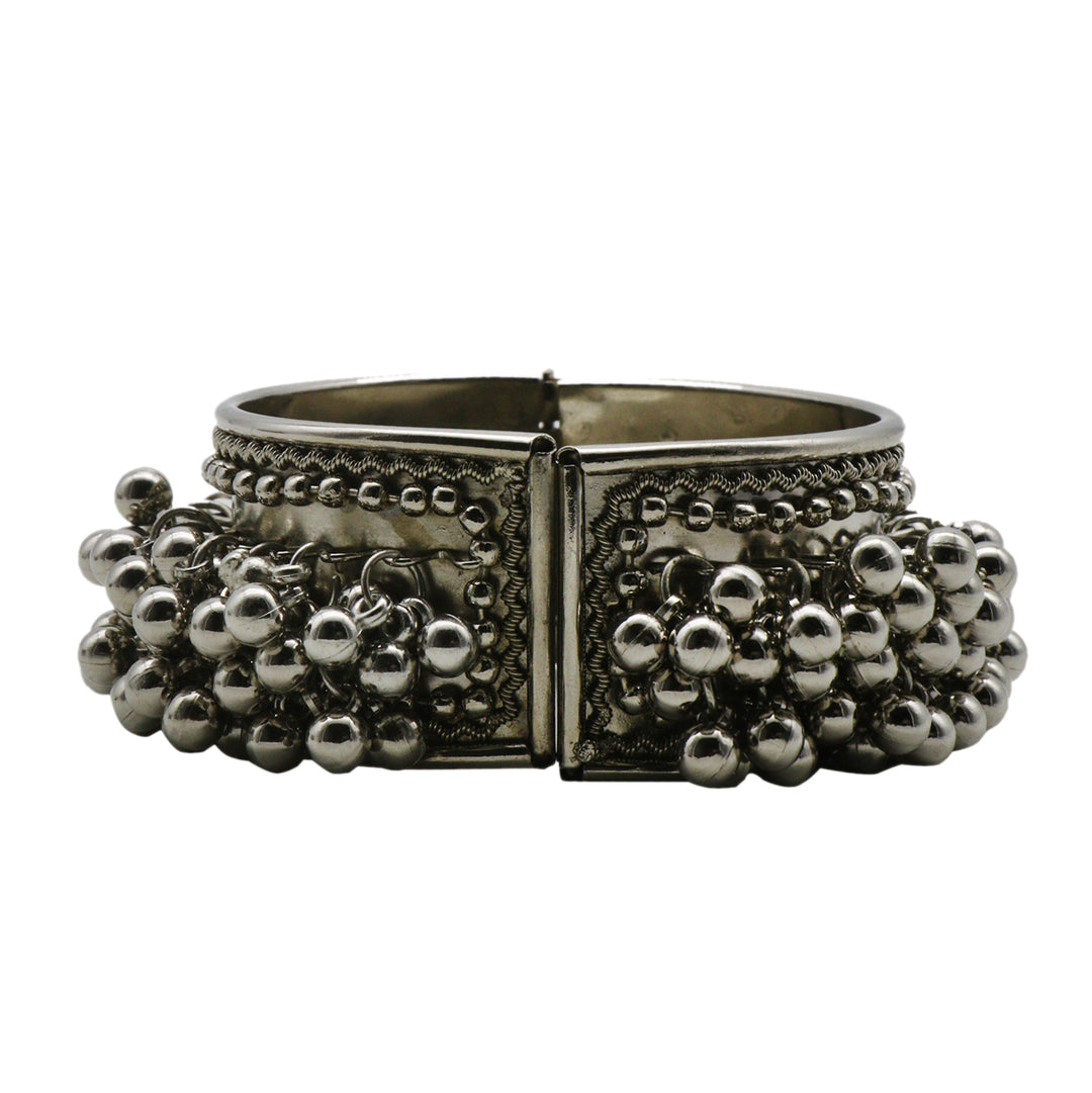 Teejh Sia Silver Ghungroo Bangle