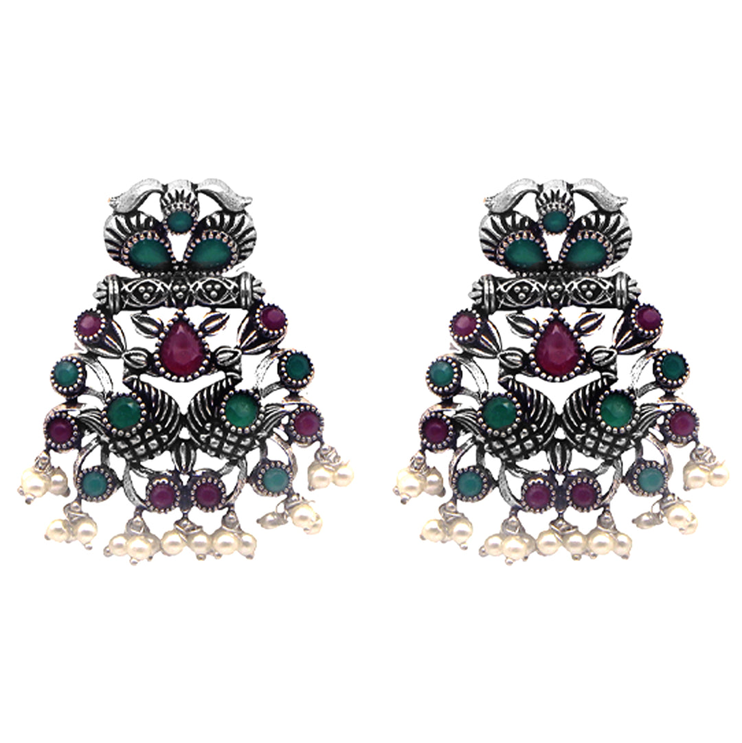 Teejh Nishka Multi Colored Necklace Set