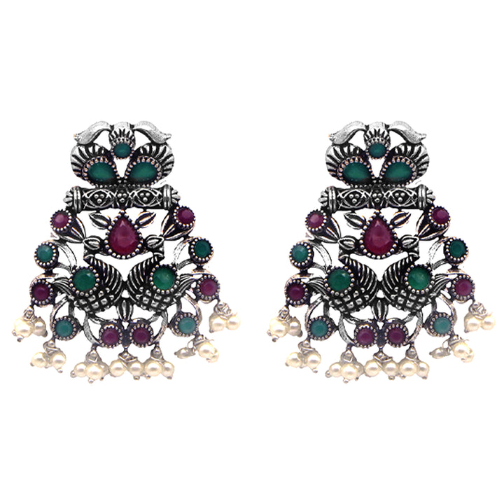 Teejh Nishka Multi Colored Necklace Set