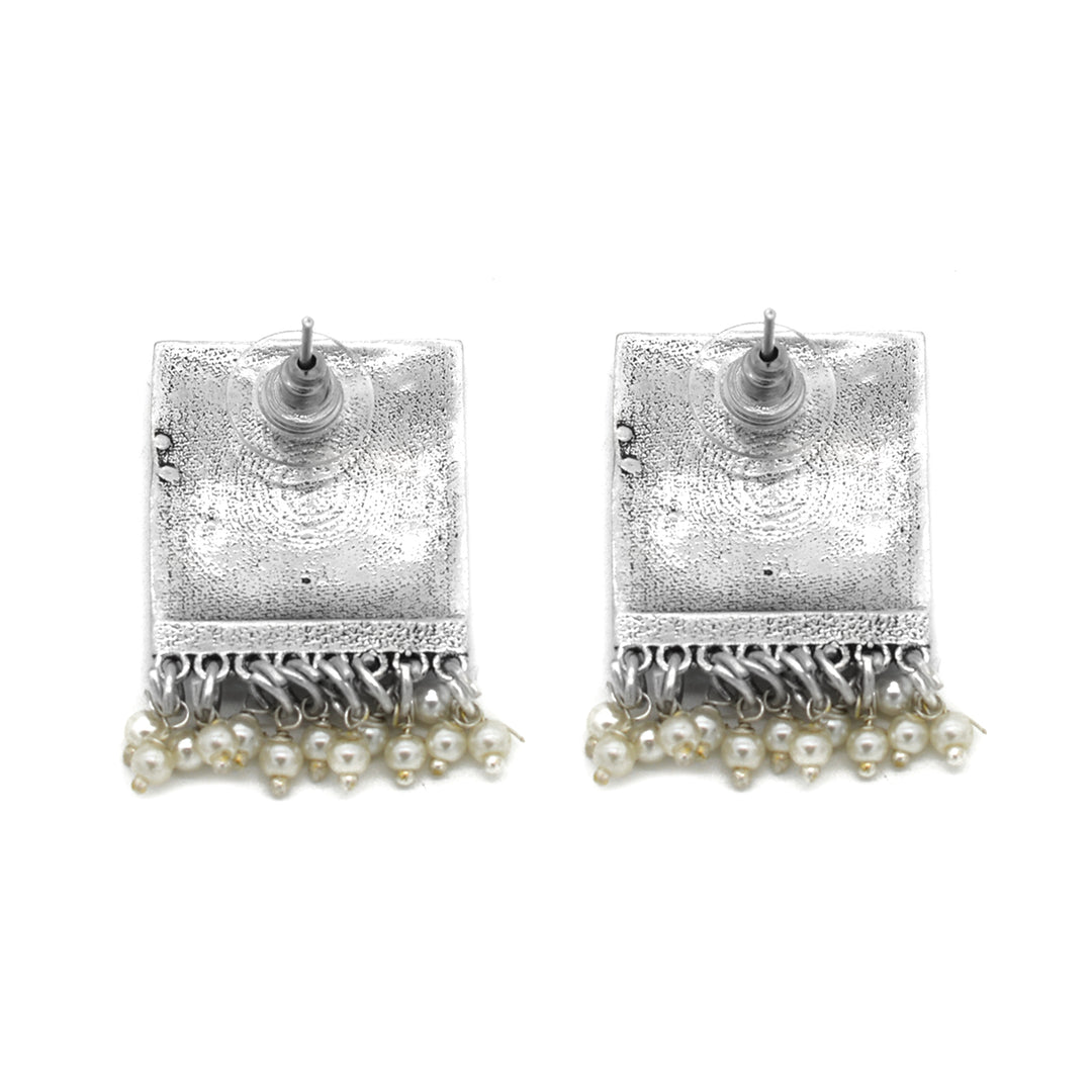 Teejh Ruchira Silver Oxidised Jewelry Gift Set