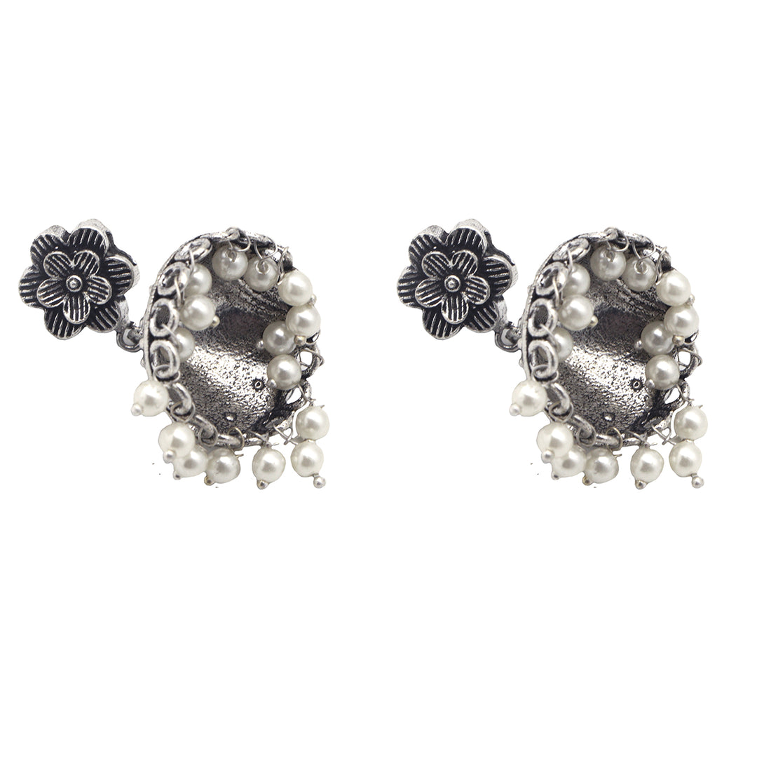Teejh Shachi Floral Metallic Necklace Set