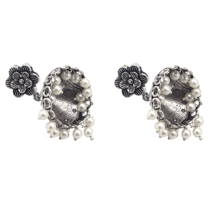 Teejh Shachi Floral Metallic Necklace Set