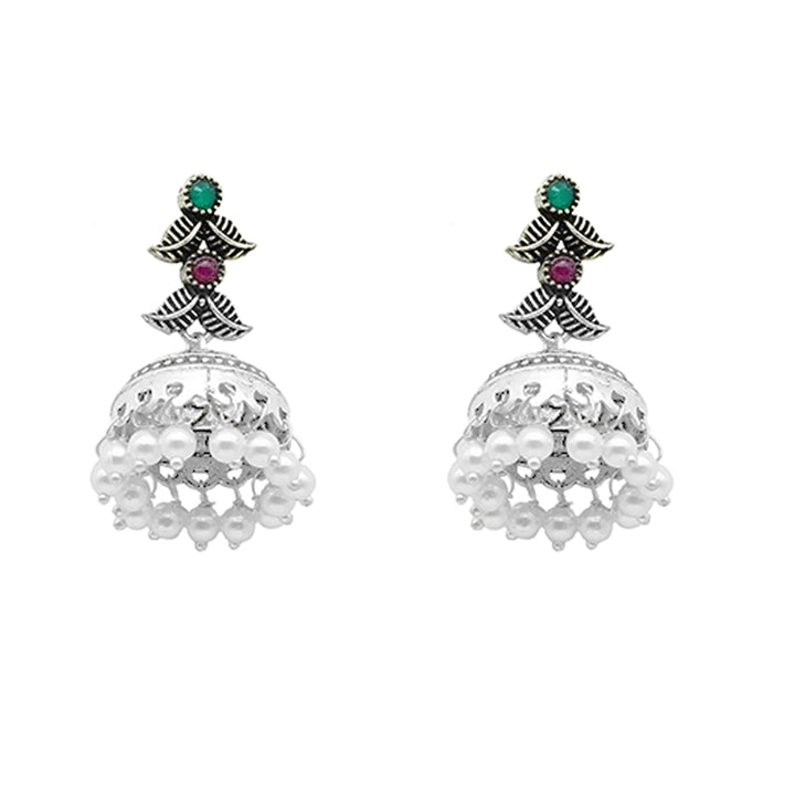 Teejh Margal Silver Oxidised Jewelry Gift Set