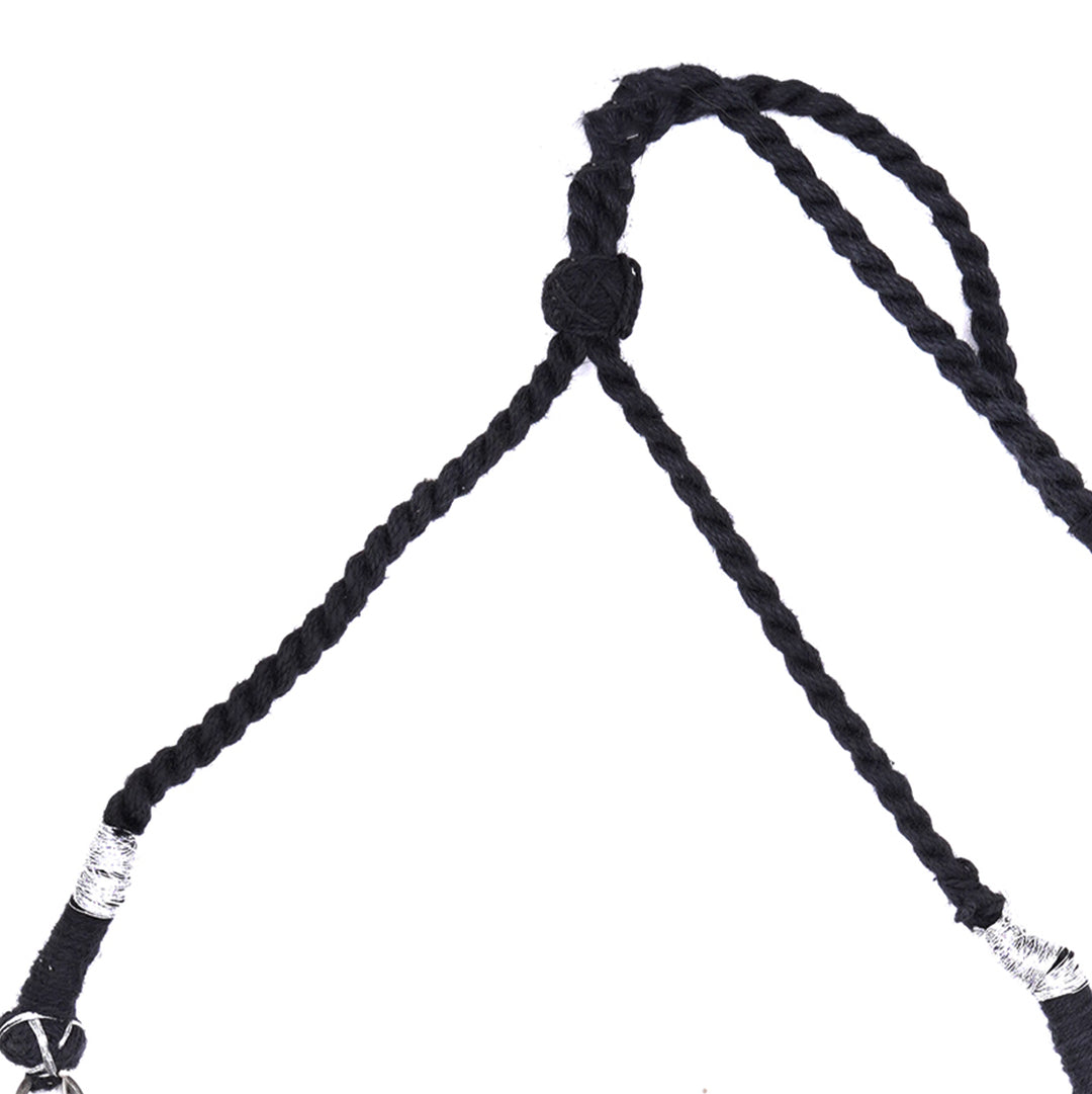 Teejh Shrika Antique Silver Polish Choker Necklace