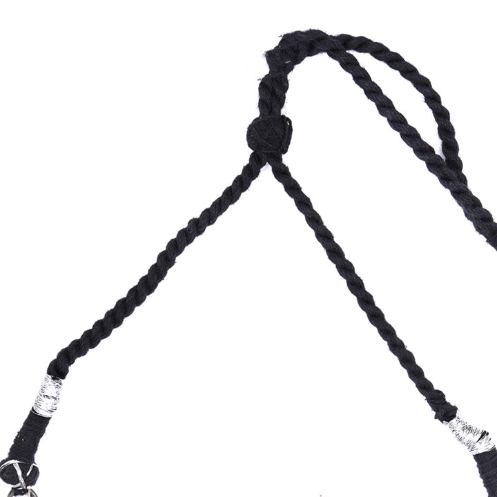 Teejh Shrika Antique Silver Polish Choker Necklace