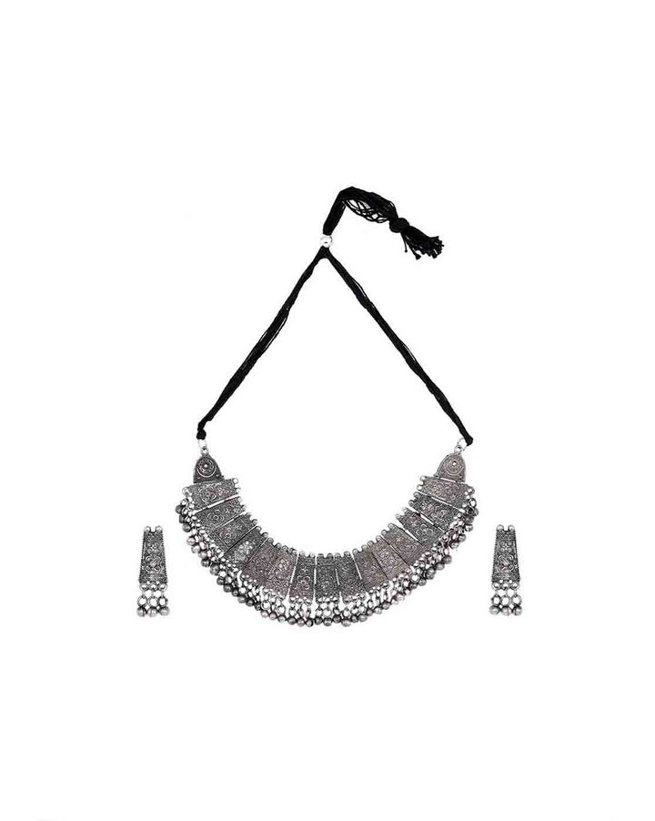 Teejh Rachna Silver Oxidsed Jewelry Gift Set