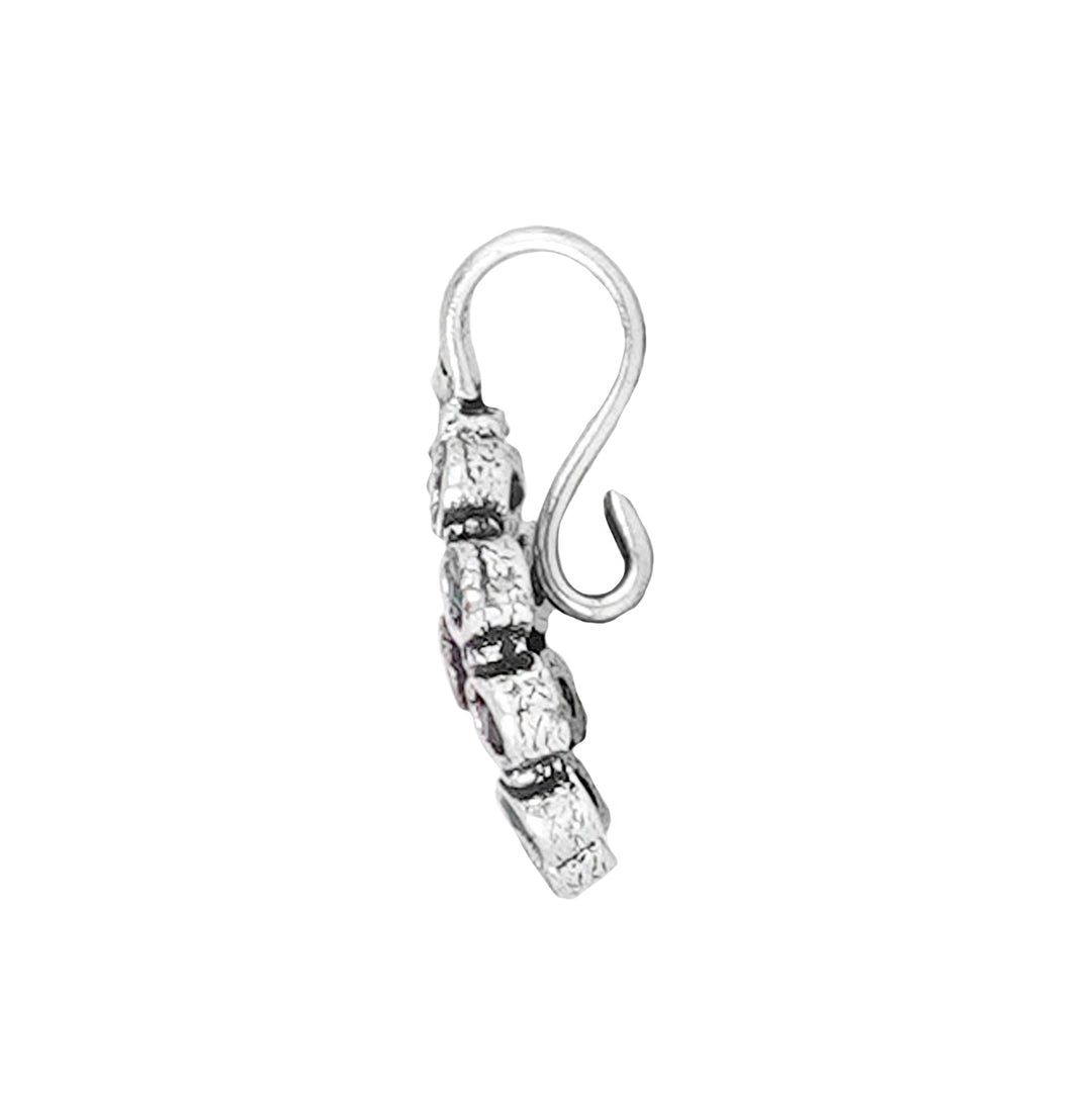 Teejh Soumya Red Stone Nose Pin