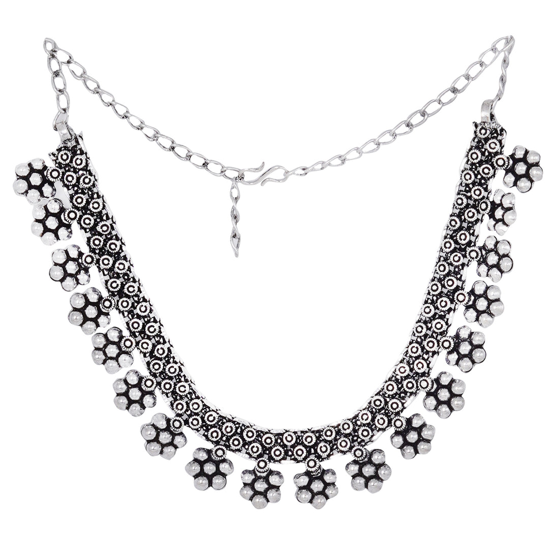 Teejh Rashul Silver Oxidised Jewelry Gift Set