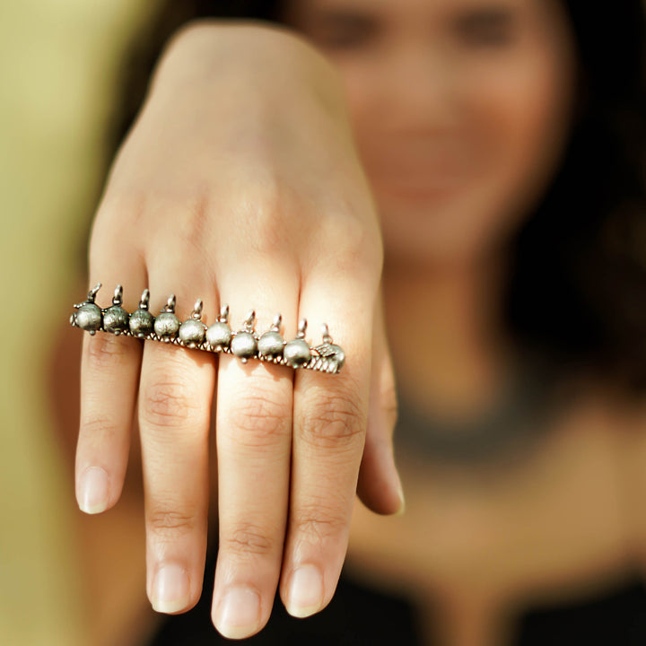 Teejh Rua Antique Silver Polish Ring