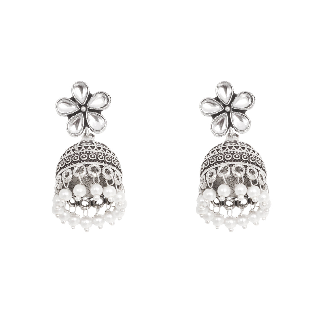 Teejh Rashul Silver Oxidised Jewelry Gift Set