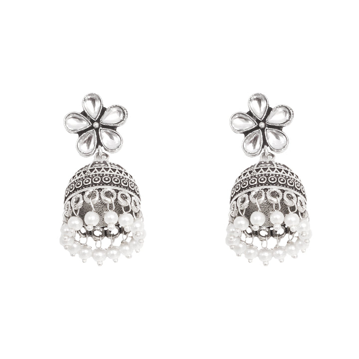 Teejh Rashul Silver Oxidised Jewelry Gift Set