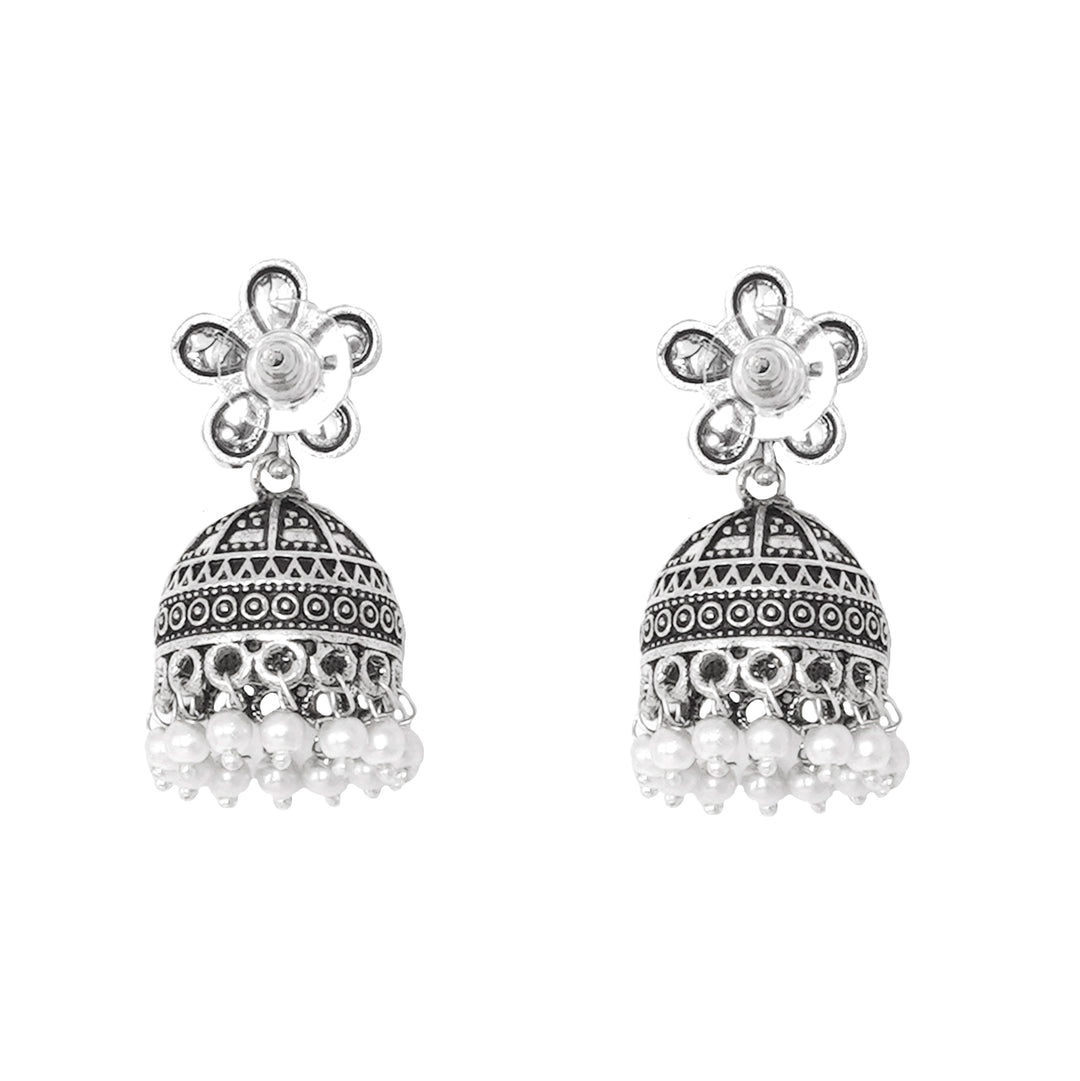 Teejh Rashul Silver Oxidised Jewelry Gift Set