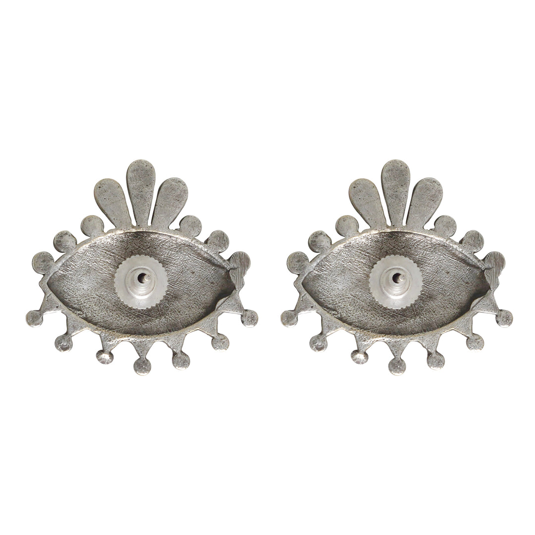 Teejh Naina Silver Oxidised Earring