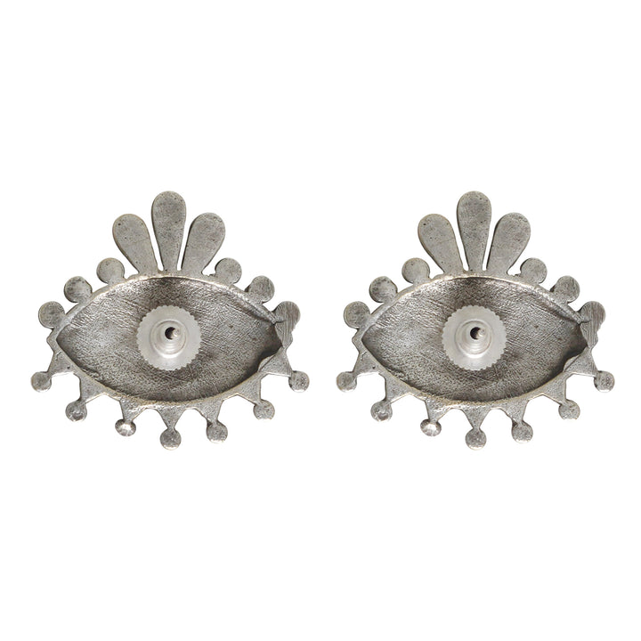 Teejh Naina Silver Oxidised Earring