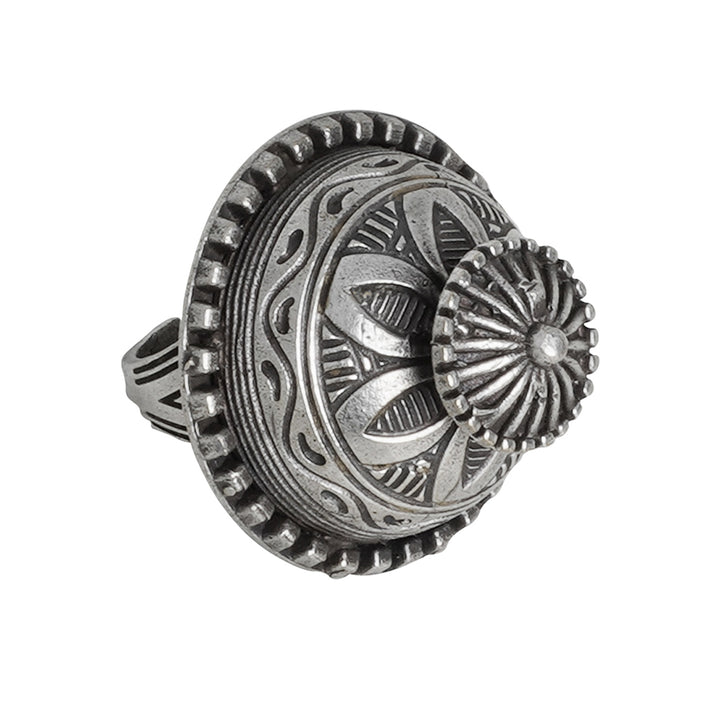 Teejh Pragati Silver Oxidised Gift Set