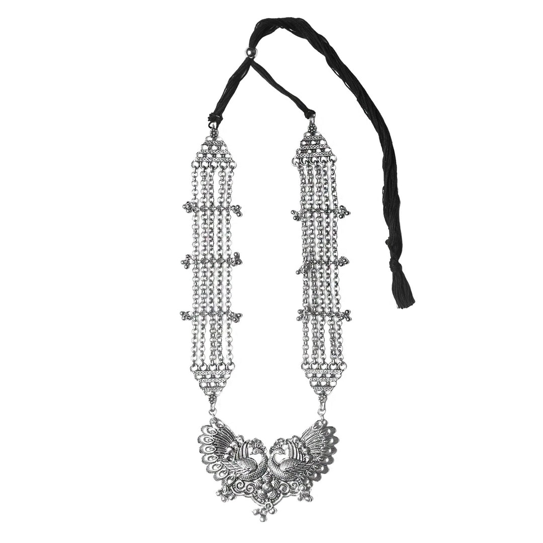 Teejh Padmaja Silver Oxidised Jewelry Gift Set