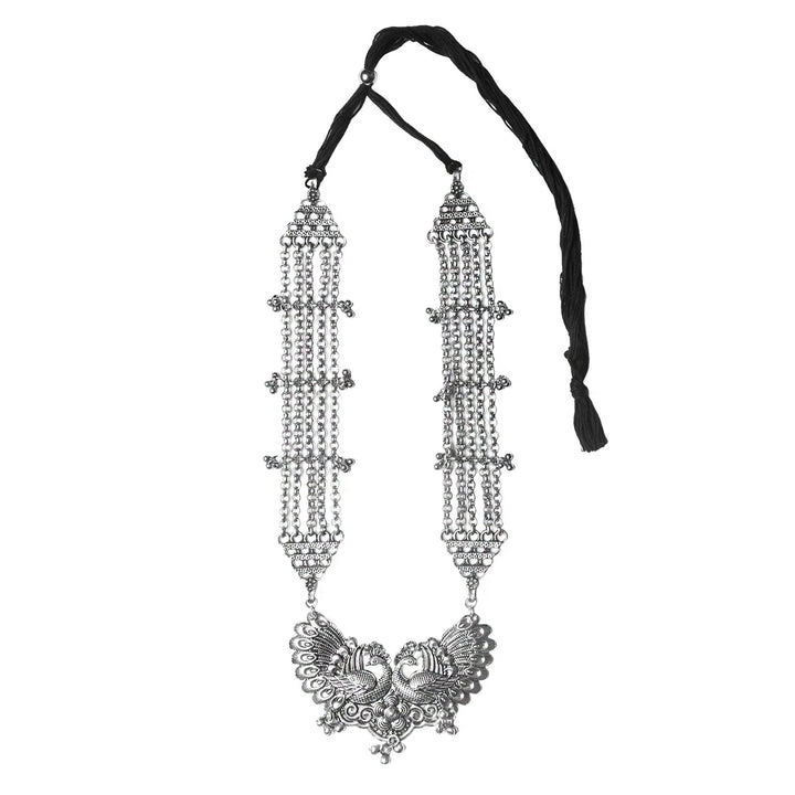 Teejh Padmaja Silver Oxidised Jewelry Gift Set