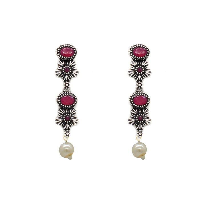 Teejh Anuragini Silver Oxidised Jewelry Gift Set