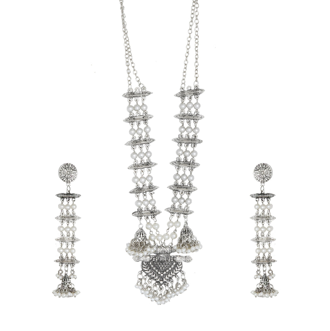 Teejh Nyra Long Necklace Set