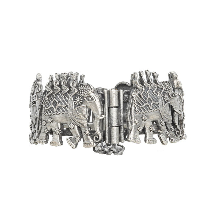 Teejh Pragati Silver Oxidised Gift Set