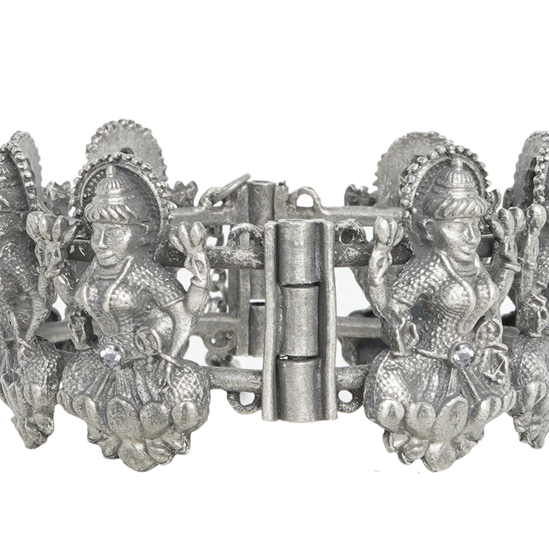 Teejh Sudha Silver Oxidised Bangle