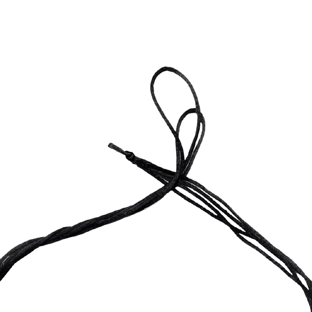 Teejh Inaya Blue Silver Oxidised Choker Necklace