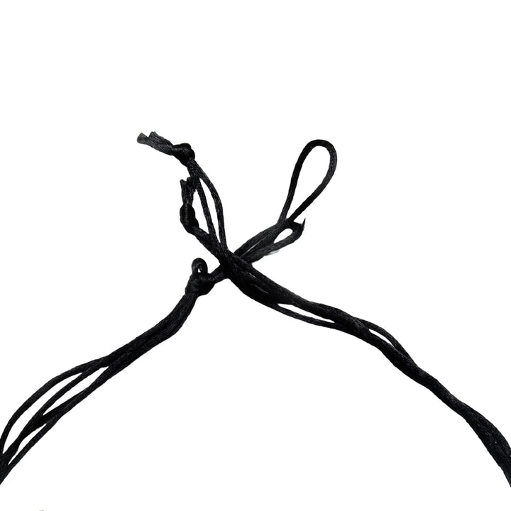 Teejh Zaira Black Silver Oxidised Choker Necklace