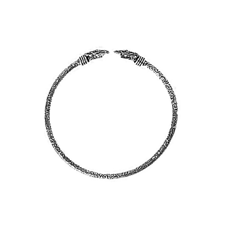 Teejh Sanyata Silver Oxidised Floral Bracelet