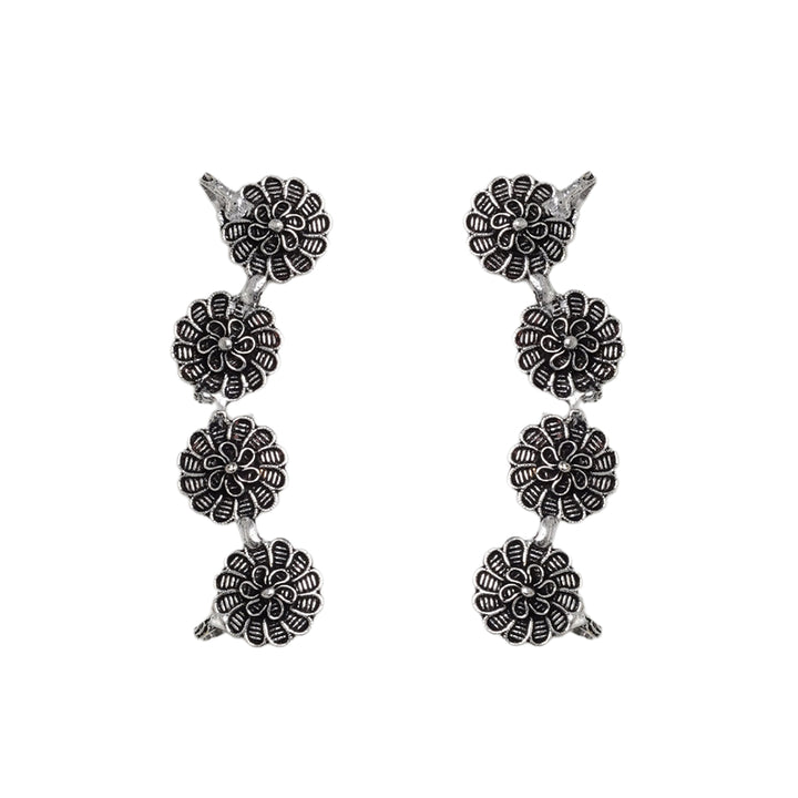 Teejh Aaaral  Silver Oxidised Jewelry Gift Set