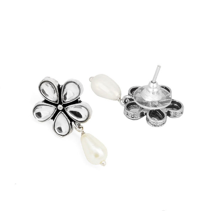 Teejh Chitralekha Silver Oxidised Jewelry Gift Set