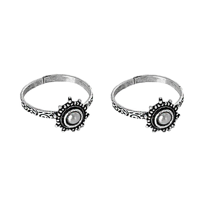 Teejh Aindri Set of 3 Silver Toe Rings