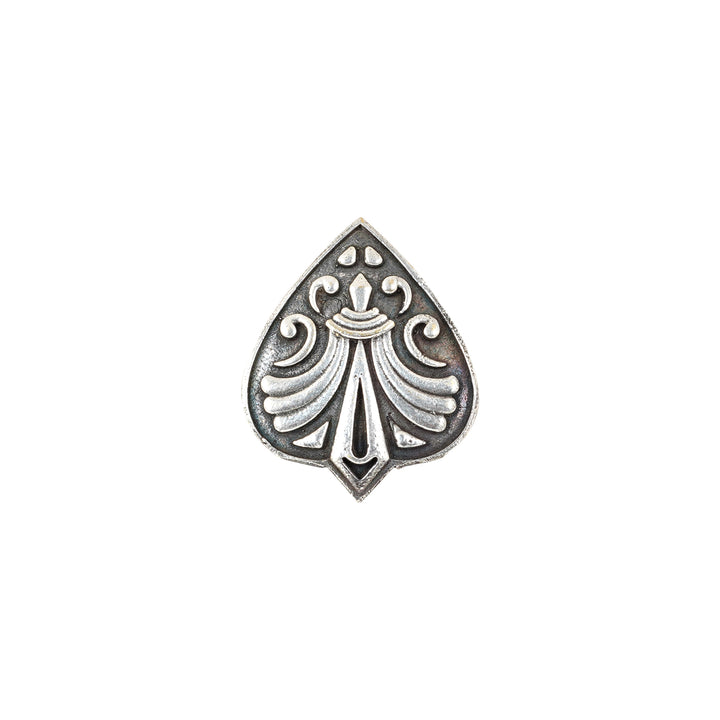 Teejh Aadarsha Floral Silver Oxidised Ring