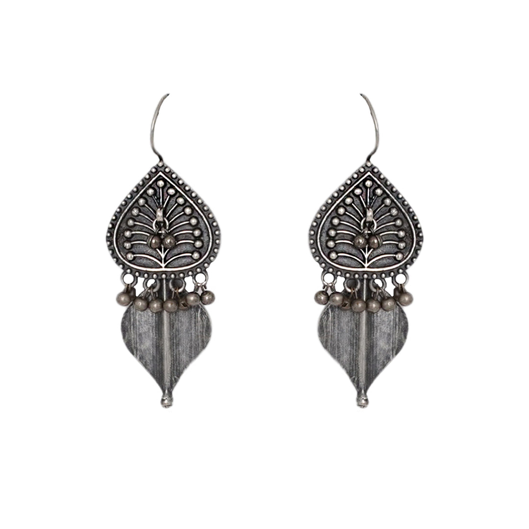 Teejh Rabhya Silver Oxidised Earrings
