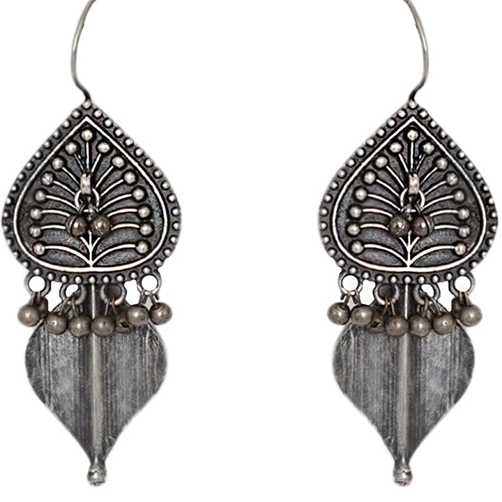 Teejh Rabhya Silver Oxidised Earrings
