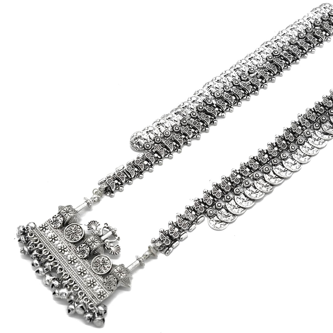 Antique Coin Silver Necklace Set - Teejh