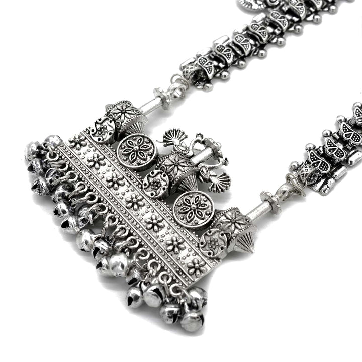 Antique Coin Silver Necklace Set - Teejh