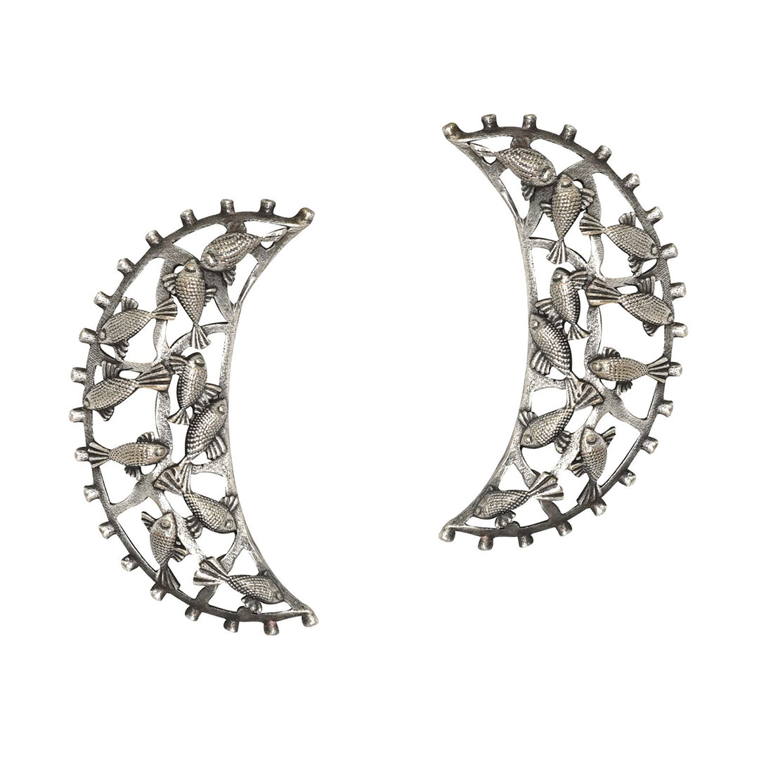Teejh Nazeena Silver Oxidised Jewelry Gift Set