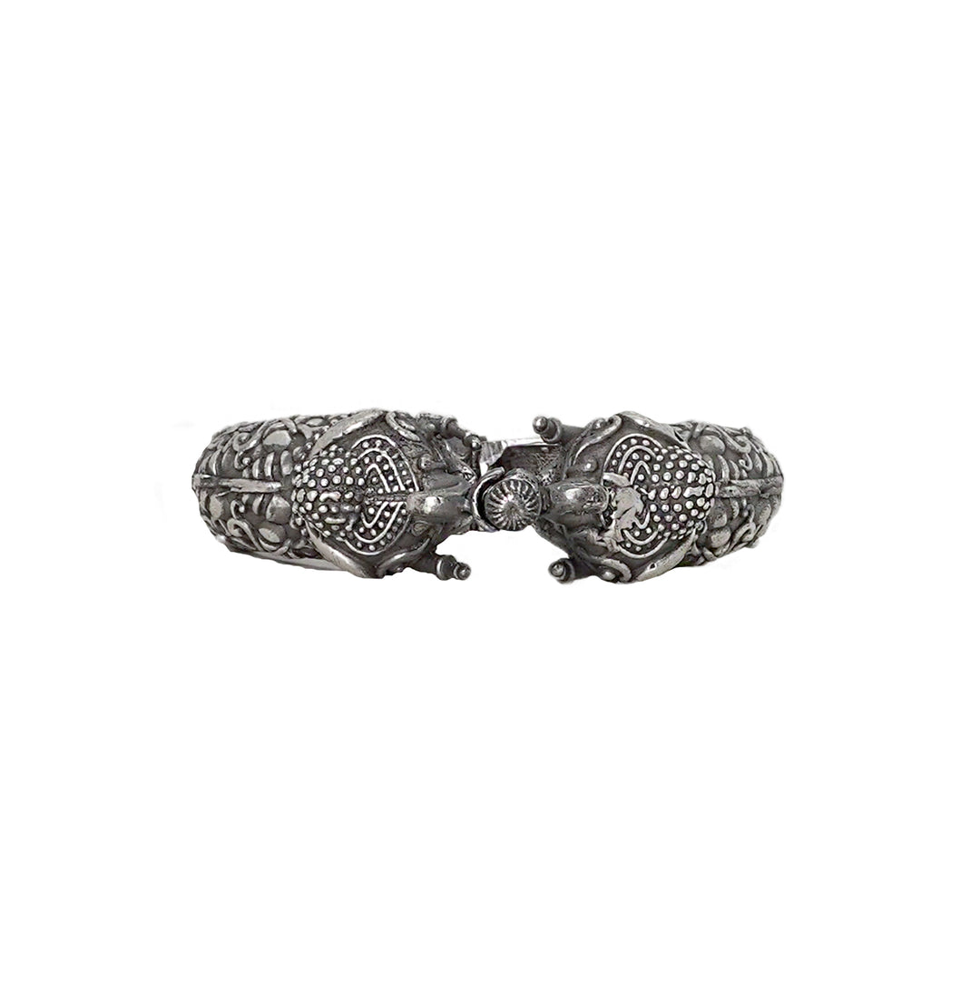 Teejh Meher Silver Oxidised Bangle