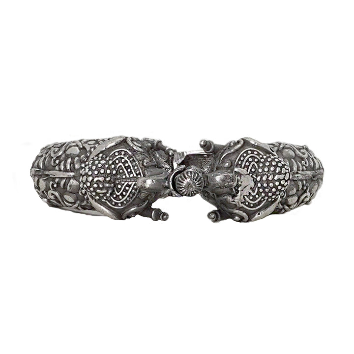 Teejh Meher Silver Oxidised Bangle