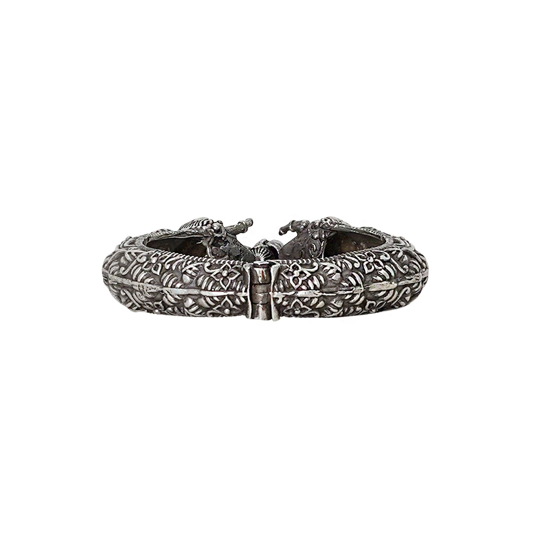 Teejh Meher Silver Oxidised Bangle