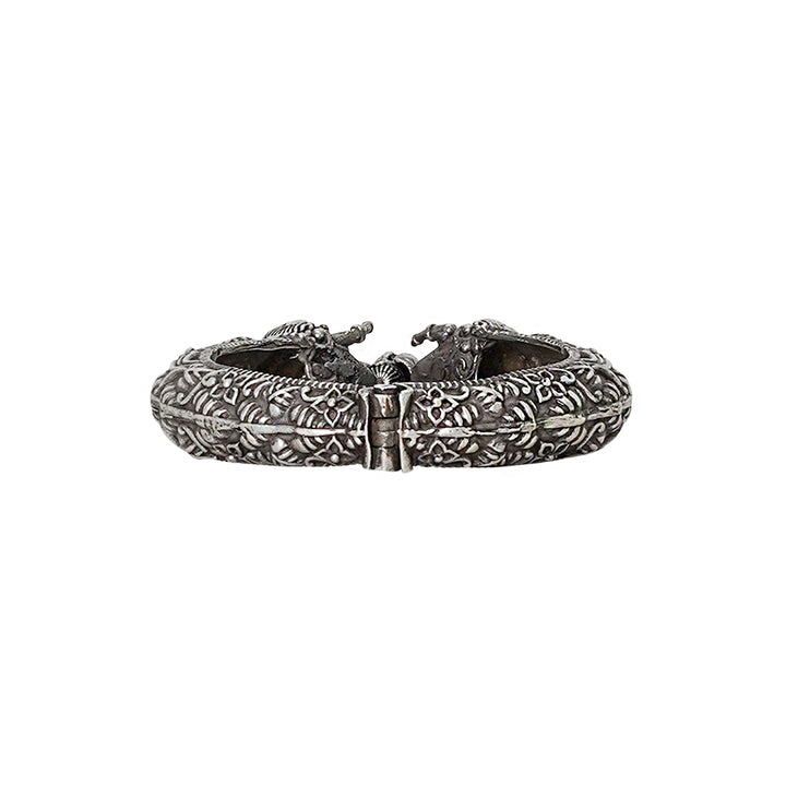 Teejh Meher Silver Oxidised Bangle