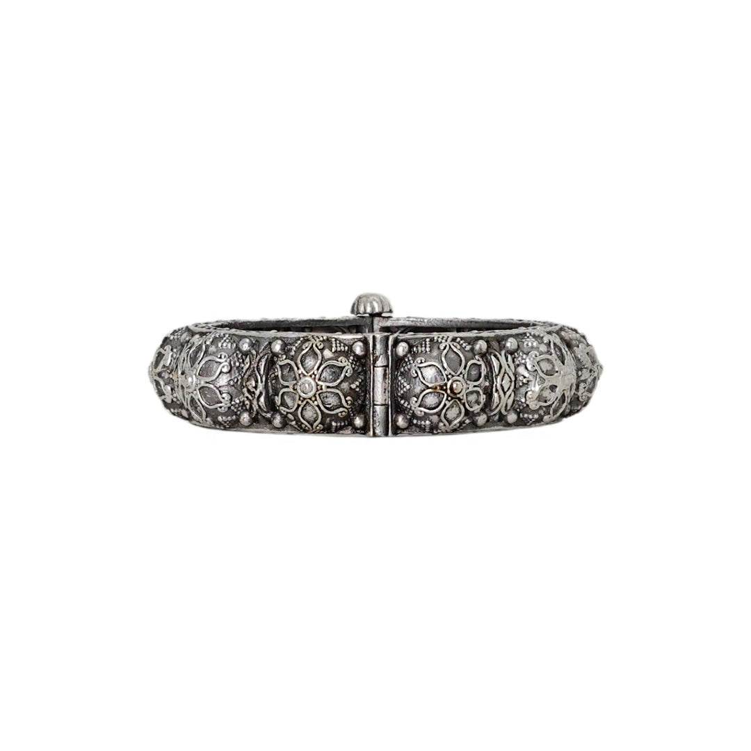 Teejh Dayita Silver Oxidised Bangle