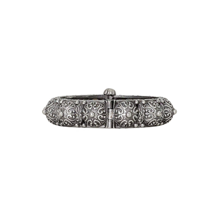 Teejh Meera Silver Oxidised Bangle