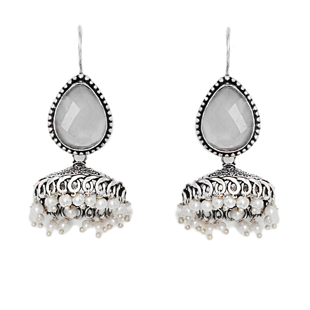 Teejh Lumbika Silver Oxidised Jewelry Gift Set